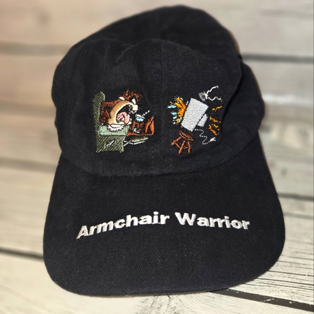 Vintage NEW, Armchair Warrior Looney Tunes Taz, Hat Cap 1998
